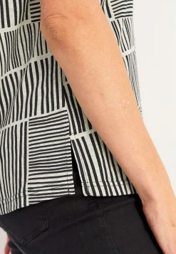 New Trikåtopp med korta ärmar Toppar & T-Shirts|Plus Size