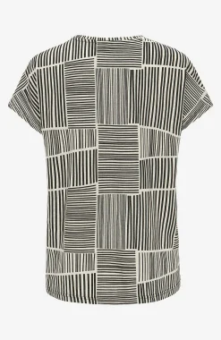 New Trikåtopp med korta ärmar Toppar & T-Shirts|Plus Size