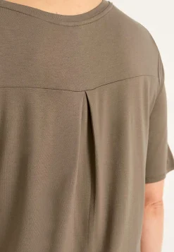Trikåtopp med korta ärmar Toppar & T-Shirts|Basplagg