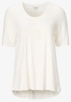 Trikåtopp med korta ärmar Toppar & T-Shirts|Basplagg