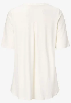 Trikåtopp med korta ärmar Toppar & T-Shirts|Basplagg