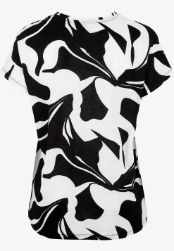 Trikåtopp med korta ärmar Toppar & T-Shirts|Plus Size
