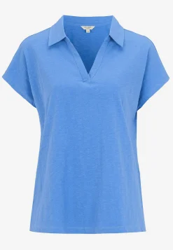 New Trikåtopp med krage Toppar & T-Shirts|Plus Size