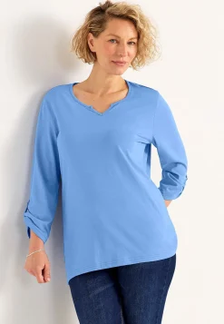 Best Trikåtopp med 3/4-långa ärmar Toppar & T-Shirts|Plus Size