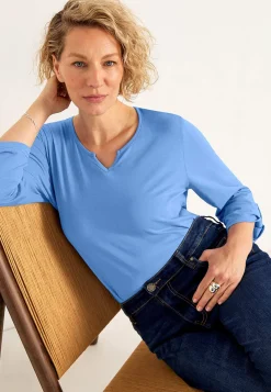 Best Trikåtopp med 3/4-långa ärmar Toppar & T-Shirts|Plus Size