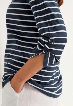 Online Trikåtopp med 3/4-långa ärmar Toppar & T-Shirts|Plus Size
