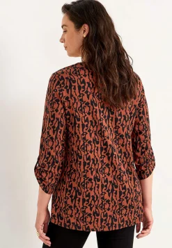 Best Trikåtopp med 3/4-långa ärmar Toppar & T-Shirts|Plus Size