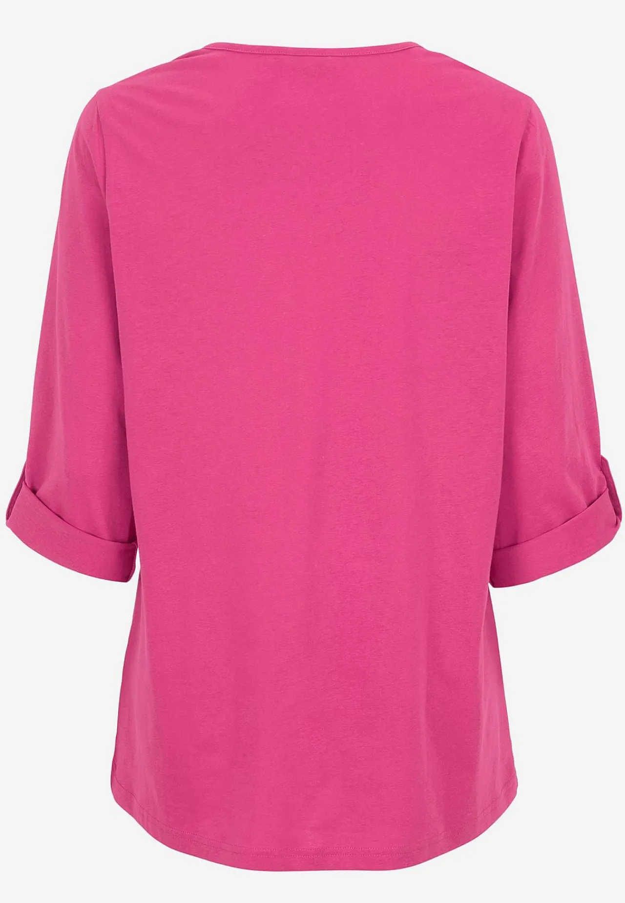 New Trikåtopp med 3/4-långa ärmar Toppar & T-Shirts|Plus Size