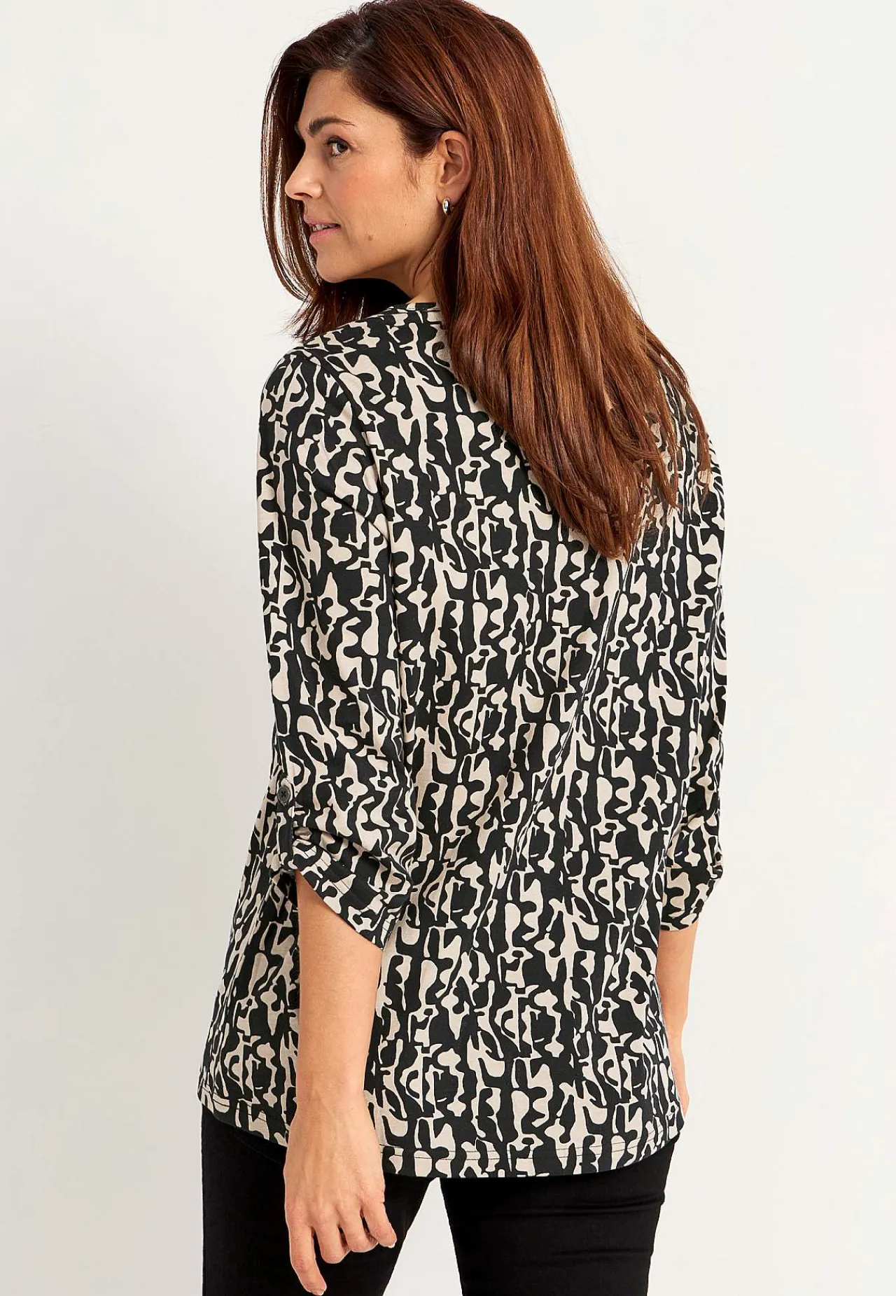 Best Trikåtopp med 3/4-långa ärmar Toppar & T-Shirts|Plus Size