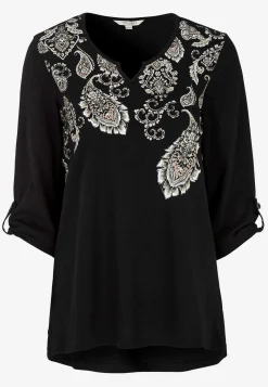 Best Trikåtopp med 3/4-långa ärmar Toppar & T-Shirts|Plus Size