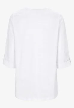 Hot Trikåtopp med 3/4-långa ärmar Toppar & T-Shirts|Plus Size