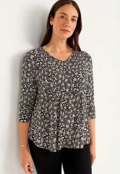 Discount Trikåtopp med 3/4-ärm Toppar & T-Shirts|Plus Size