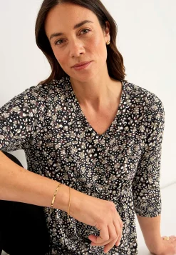 Discount Trikåtopp med 3/4-ärm Toppar & T-Shirts|Plus Size