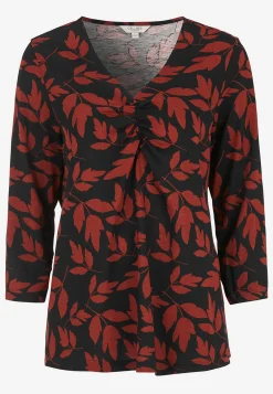 Sale Trikåtopp med rynkdetaljer Toppar & T-Shirts|Plus Size