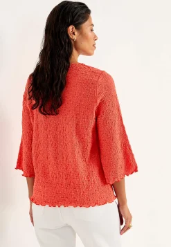 Clearance Trikåtopp med struktur Toppar & T-Shirts|Plus Size