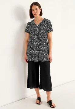 Clearance Trikåtunika med fickor Tunikor|Plus Size
