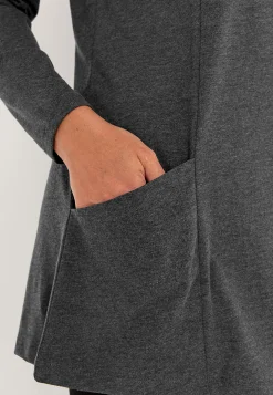 New Trikåtunika med fickor Tunikor|Plus Size