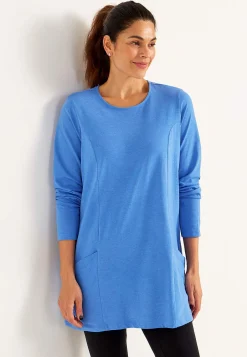 Clearance Trikåtunika med fickor Tunikor|Plus Size