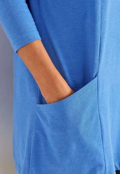 Clearance Trikåtunika med fickor Tunikor|Plus Size