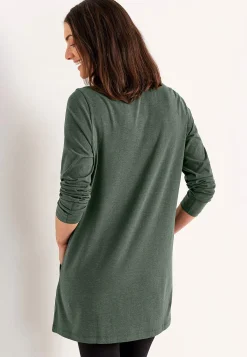 Discount Trikåtunika med fickor Tunikor|Plus Size