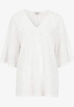 Best Trikåtunika med hålbroderi Toppar & T-Shirts|Tunikor