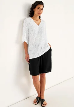 Best Trikåtunika med hålbroderi Toppar & T-Shirts|Tunikor
