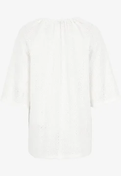 Best Trikåtunika med hålbroderi Toppar & T-Shirts|Tunikor