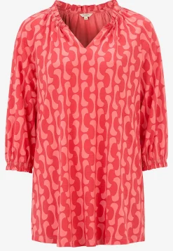 New Trikåtunika med 3/4-långa ärmar Tunikor|Plus Size
