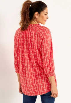 New Trikåtunika med 3/4-långa ärmar Tunikor|Plus Size