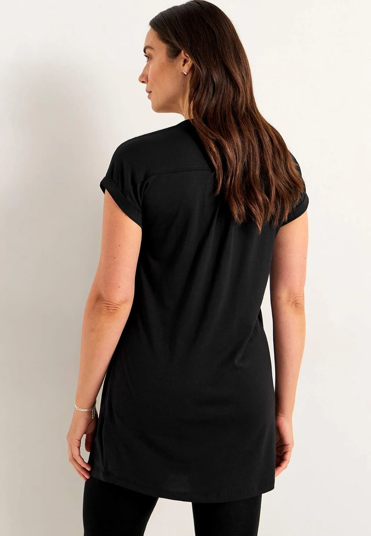 Hot Trikåtunika med metallknappar Tunikor|Plus Size
