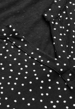 Clearance Trikåtunika med 3/4-ärm Tunikor|Plus Size