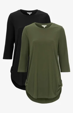 Sale Trikåtunika med 3/4-ärm Alexia 2-pack Toppar & T-Shirts|Tunikor