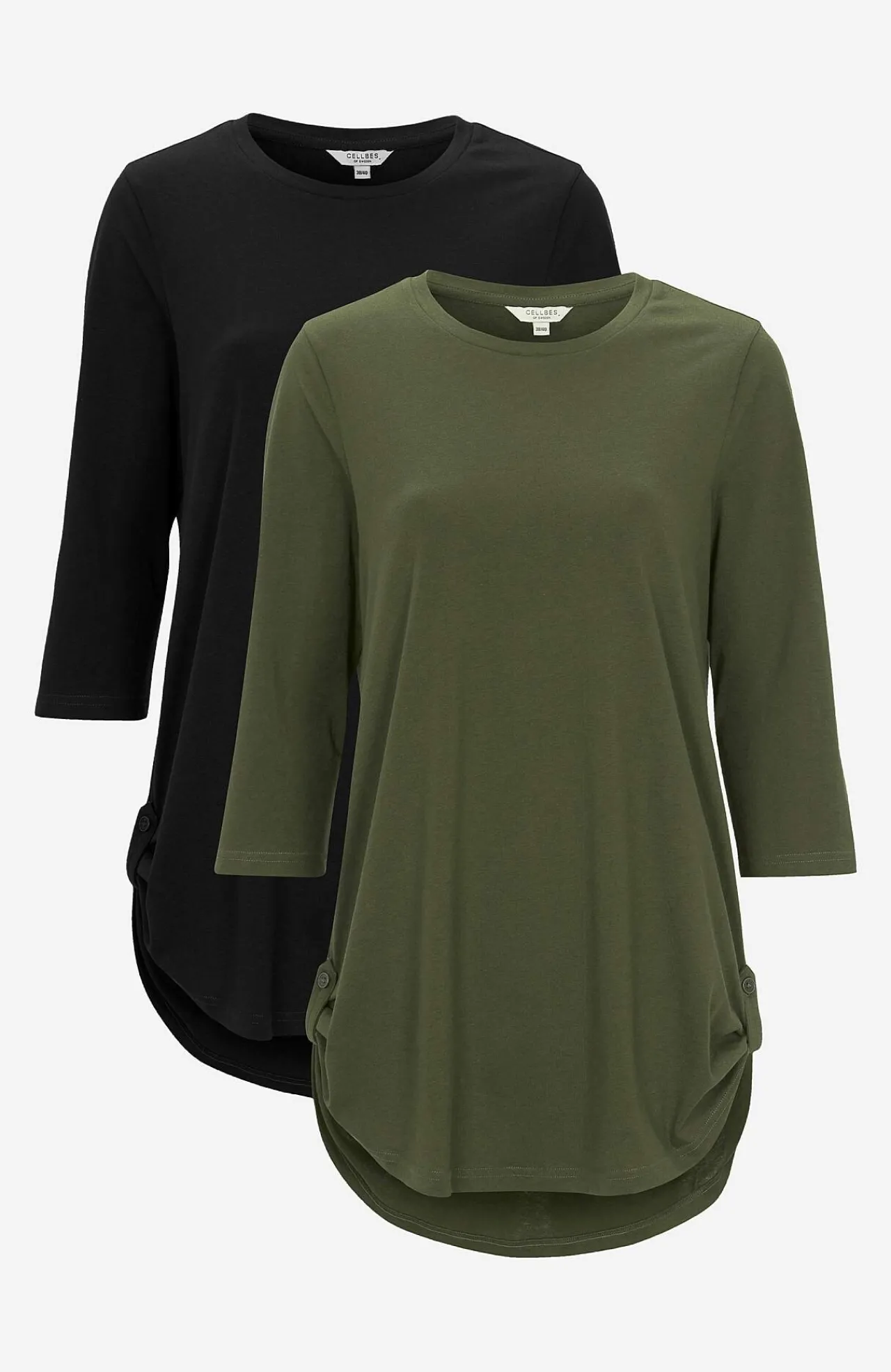 Sale Trikåtunika med 3/4-ärm Alexia 2-pack Toppar & T-Shirts|Tunikor