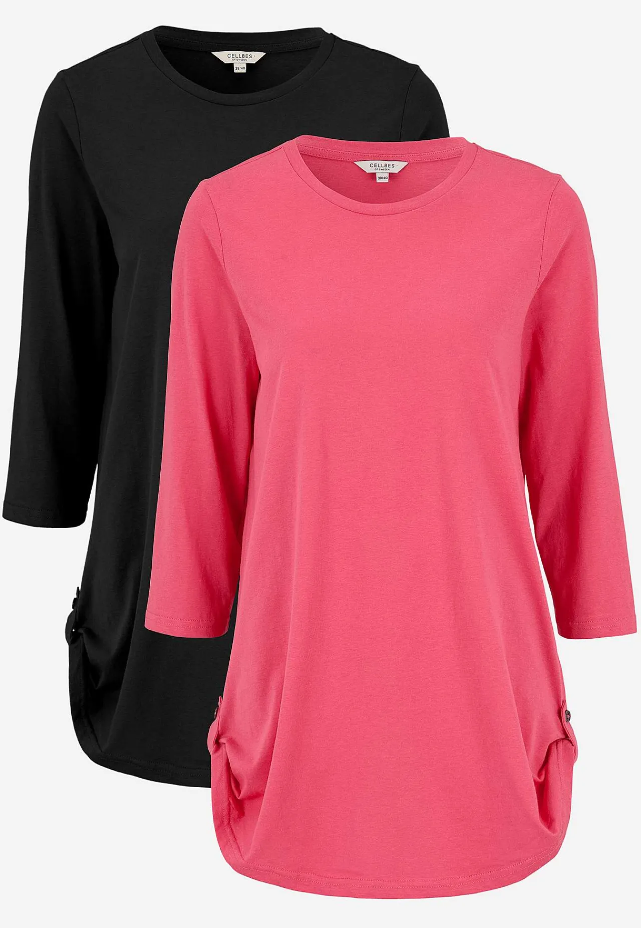 Best Trikåtunika med 3/4-ärm Alexia 2-pack Toppar & T-Shirts|Tunikor