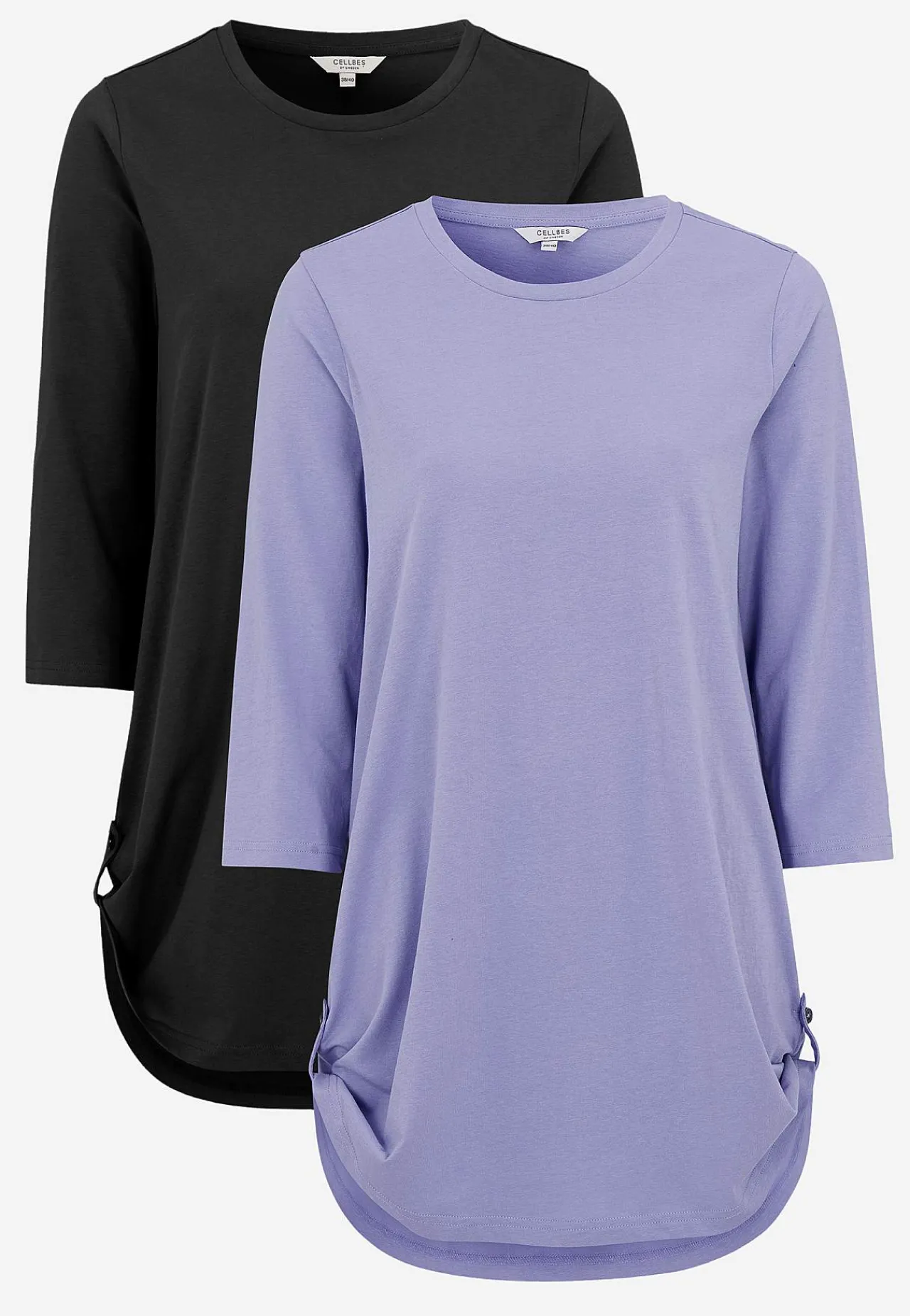 Sale Trikåtunika med 3/4-ärm Alexia 2-pack Toppar & T-Shirts|Tunikor
