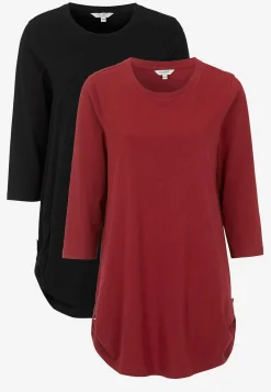 Clearance Trikåtunika med 3/4-ärm Alexia 2-pack Toppar & T-Shirts|Tunikor