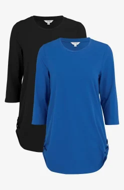 Trikåtunika med 3/4-ärm Alexia 2-pack Toppar & T-Shirts|Tunikor