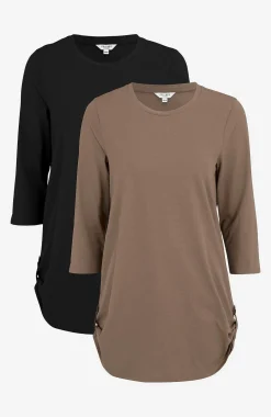 Trikåtunika med 3/4-ärm Alexia 2-pack Toppar & T-Shirts|Tunikor