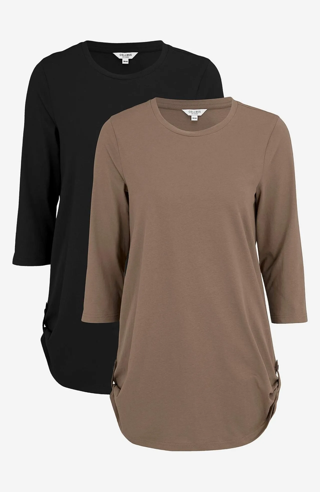 Trikåtunika med 3/4-ärm Alexia 2-pack Toppar & T-Shirts|Tunikor