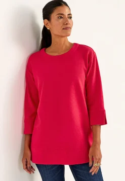 Hot Trikåtunika med slitsar Tunikor|Plus Size