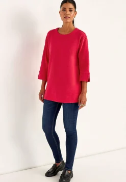 Clearance Trikåtunika med slitsar Tunikor|Plus Size