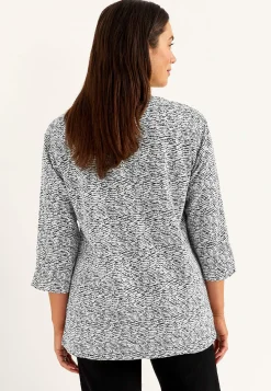 Clearance Trikåtunika med slitsar Tunikor|Plus Size