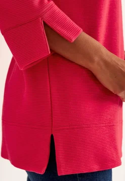 Clearance Trikåtunika med slitsar Tunikor|Plus Size