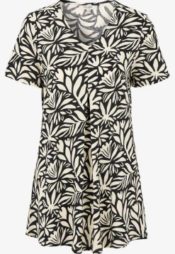 New Trikåtunika med smickrande veck Tunikor|Plus Size