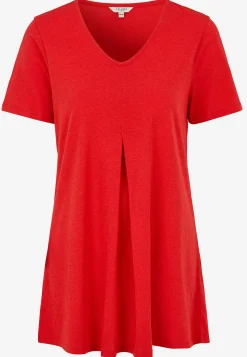 Online Trikåtunika med smickrande veck Tunikor|Plus Size