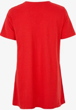 Online Trikåtunika med smickrande veck Tunikor|Plus Size
