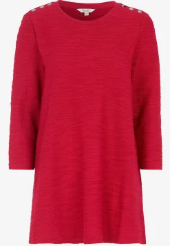 Trikåtunika med struktur Tunikor|Plus Size