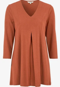 Best Trikåtunika med veckdetalj Tunikor|Plus Size