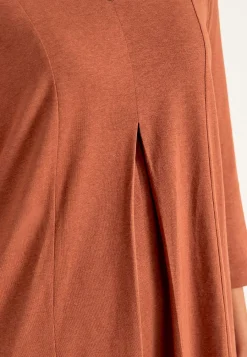Best Trikåtunika med veckdetalj Tunikor|Plus Size