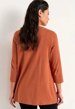 Best Trikåtunika med veckdetalj Tunikor|Plus Size